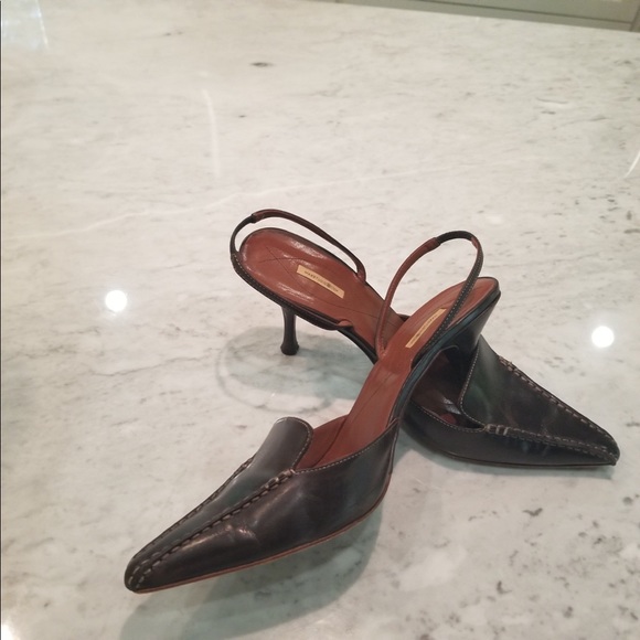 Max Studio Slingback Heels - Picture 3 of 6